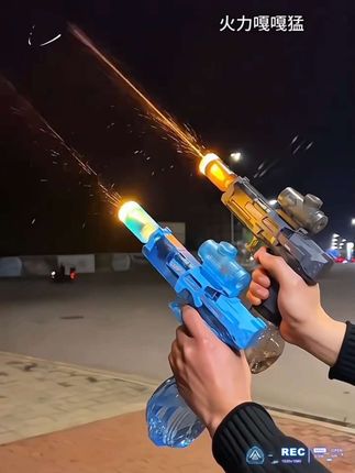 #高速连发水枪#电动水枪#酷炫#玩水的季节 #是时候安排一下了