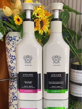 宝利优润自带女神香去屑控油洗护套装#宝利优润#宝利优润洗发水 #氨基酸洗发水