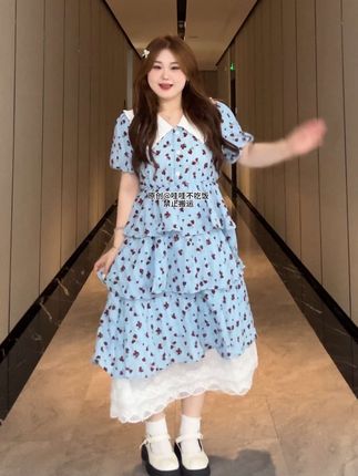 #显瘦穿搭 #谁穿谁好看 #微胖女生 #大码女装 #夏季穿搭