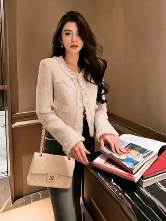 #秋款穿搭 #小香风 #外套 #洋气减龄 #时尚百搭