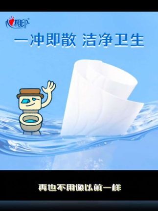 心相印艺术家联名纯水湿厕纸80抽加厚可冲散家用大包装多规格C