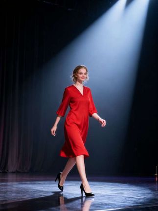 恒源祥彩羊集团高端重磅丝缎连衣裙女洋气大码中老年妈妈夏装裙子#洋气连衣裙显瘦 #减龄穿搭#穿出自信穿出美丽