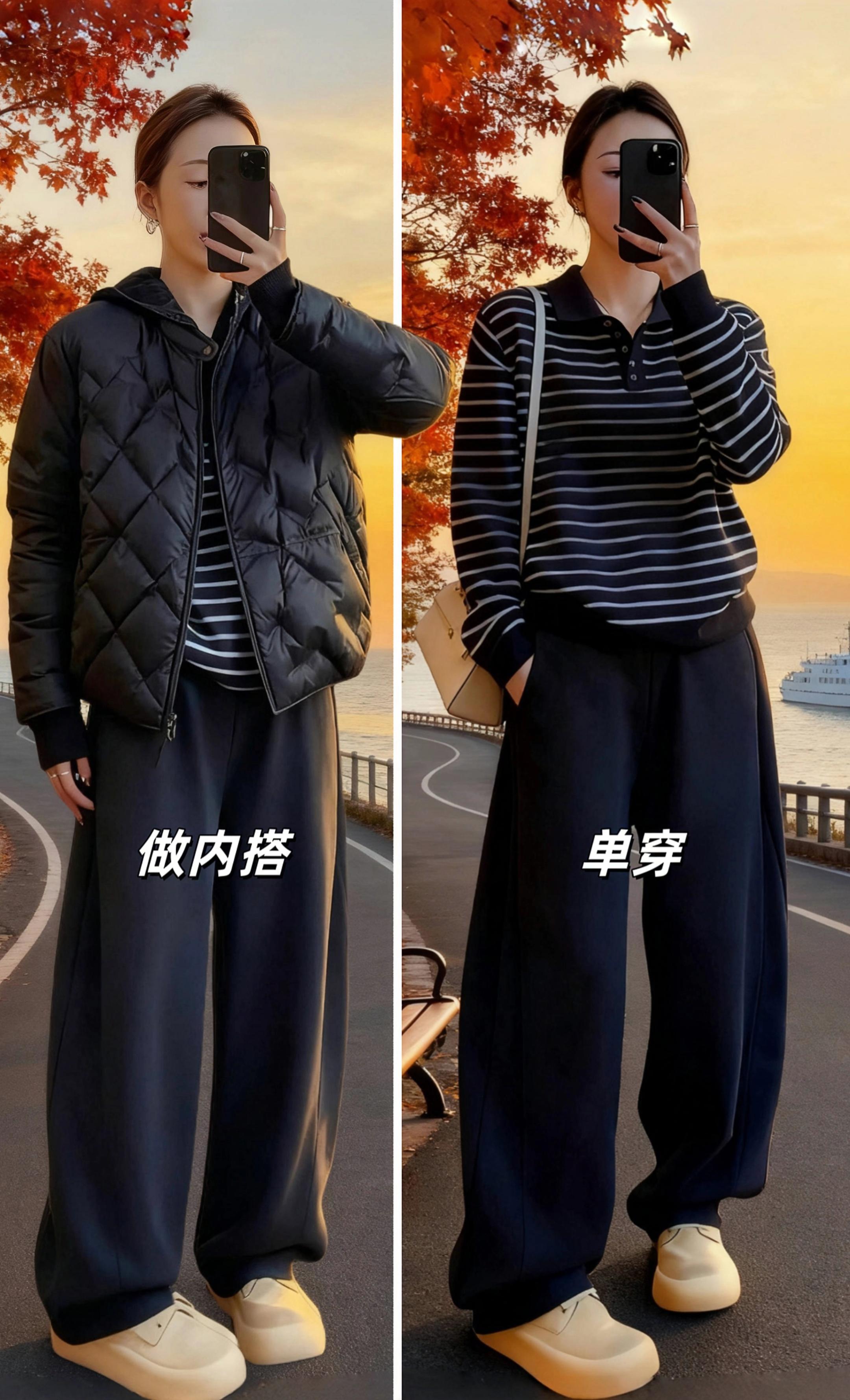 韩系休闲风穿搭天花板 家人们谁懂!韩版连帽条纹针织衫配阔腿裤,松弛感直接焊身上! 针织衫软糯亲肤,连帽设计减龄,黑白条纹经典不挑人。春秋单穿、冬季内搭都合适,日常出街或通勤,简约有腔调。 阔腿裤是显瘦王者,垂坠感拉满,修饰腿型显笔直修长;高腰设计悄悄拉高腰线,小个子也能穿出大长腿。面料舒适有质感,逛街、喝咖啡、户外出行都自在。 整套韩系慵懒感拉满,学生党、上班族都能穿,春秋冬三季适配,条纹控闭眼入!#时尚休闲穿搭#早秋穿搭三分钟出门不是梦#小个子初秋显瘦穿搭#拿捏秋冬叠穿公式 @抖加🔥上热门🔥dou+🔥热点宝 @抖音小助手 @DOαu十小助手