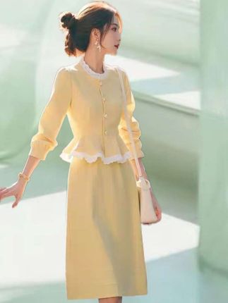 小香风套装#优雅气质 #时尚气质穿搭 #女性穿搭 #时装搭配