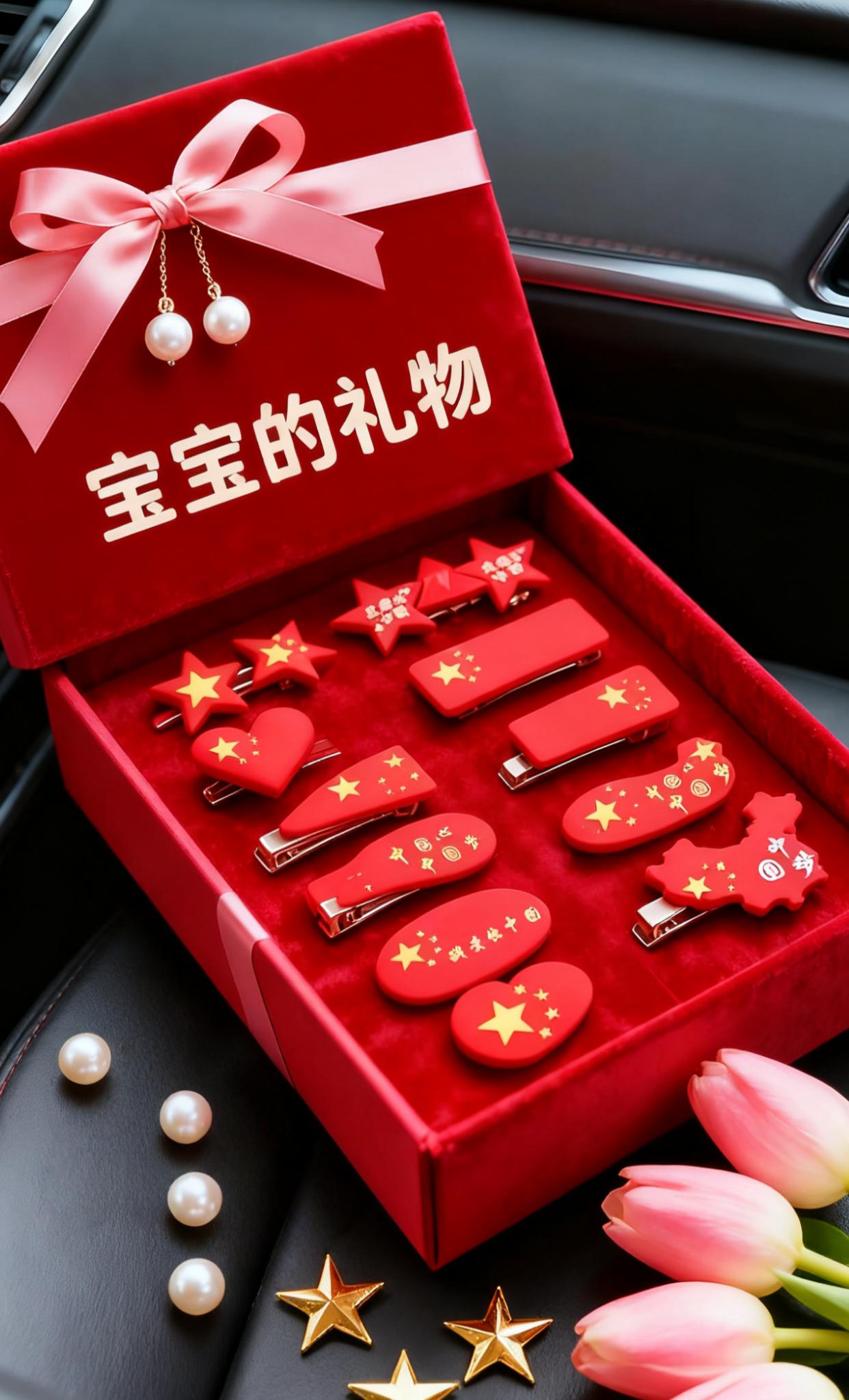 #国庆节 #儿童创意发夹@抖加🔥上热门🔥dou+🔥热点宝 #发夹发饰#假期氛围已经提前上头 #生女儿就是用来打扮的