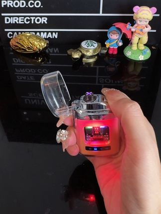 新款充电透明双弧脉冲电弧充电#打火机 炫酷个性#送男友的礼物 #是时候安排一下了 #潮玩#玩个很新的东西
