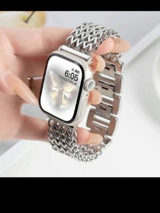 适用苹果S10手表iwatch9表带applewatch8麦穗金属钢带高级星光色#封神榜申公豹之死大结局 #元宵节民间习俗活动 #苗族花山节 #非遗传人