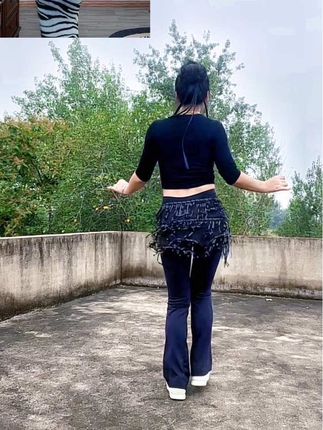 苦练一个礼拜,我想应该是这样扭的,大家帮我看看 有没有错?#零基础学舞蹈 #扭胯舞 #一学就会系列