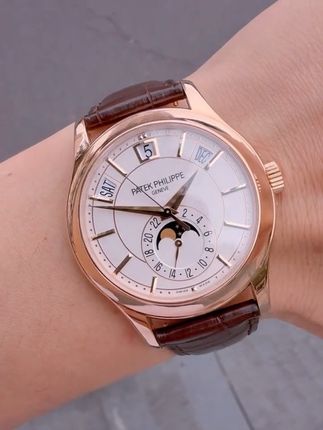 不用追赶时光,百达翡丽会陪你#奢侈品 #腕表分享 #百达翡丽5205R