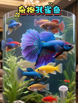 #孔雀鱼 不用复杂设备,常温水质就能活,喂点鱼食就长得欢,忙人也能轻松照顾。不管是书桌小玻璃缸,还是客厅生态缸,几条孔雀鱼游进去,瞬间成了会动的“活装饰”,治愈又解压。#观赏鱼 #孔雀鱼宝宝 #养鱼日记 #孔雀鱼繁殖