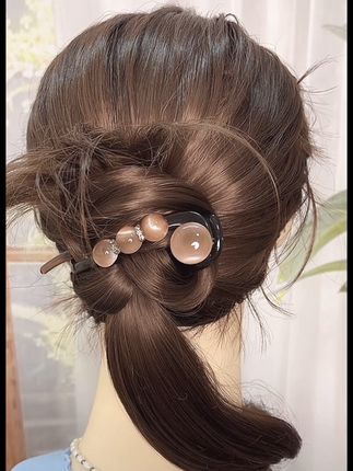 防滑夹子随心所欲#头发多少都可以#一一学就会#美出高级感