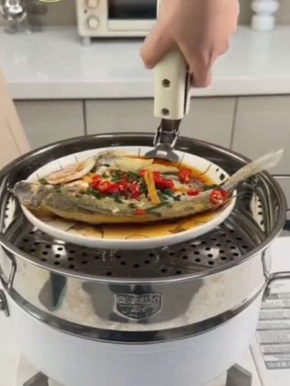 家用加厚防烫夹提盘器取碗夹防滑提盘子夹碗器夹子不锈钢碟夹厨房#防烫夹#提盘器#取碗夹#夹碗器防烫夹子#厨房好物