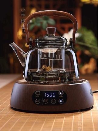 加厚玻璃电陶炉煮茶提梁壶#电陶炉煮茶套装 #玻璃水壶 #煮茶壶 #养生壶 #今晚你喝茶了吗