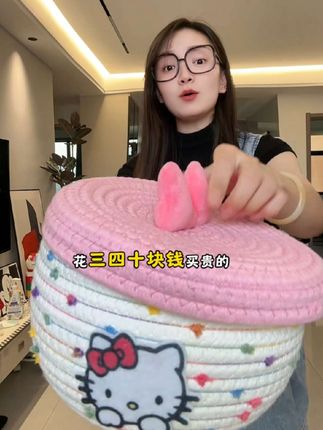就这么可爱的收纳箱你看看到手才啥价#收纳箱 #收纳整理 #收纳箱储物箱 #收纳神器 #收纳盒
