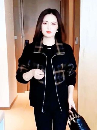 冬季新款时尚中年女加绒保暖外套气质减龄休闲拉链polo领女装 #外套 #穿搭 #时尚穿搭 #每日分享 #高级感穿搭 @DOU+小助手