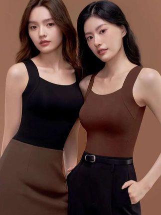 #云朵肌底衣#无袖上衣#打底内搭#舒适保暖#多色可选