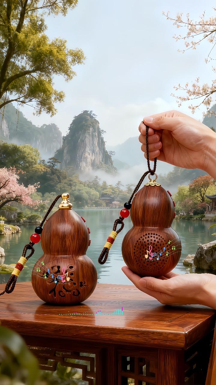 佛歌音响葫芦蓝牙播放器,以古典葫芦为形,载现代音频之能,集“禅意摆件+高清播放器+超长续航便携设备”于一身。无论是佛乐爱好者、传统文化追随者,还是追求生活雅致感的你,它都能成为你生活中一抹独特的禅意风景,让每一次聆听,都是一场心灵的修行#播放器 #佛经 #有缘人 #修心修行 #生活美学