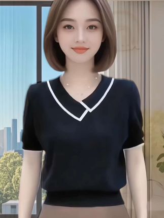 #别致漂亮洋气小衫 #休闲减龄穿搭 #减龄显瘦穿搭 #显瘦遮肉 #时尚减龄穿搭