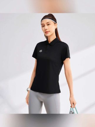 361°【吸湿排汗】polo衫女款夏季2025女士t恤百搭短袖休闲运动服