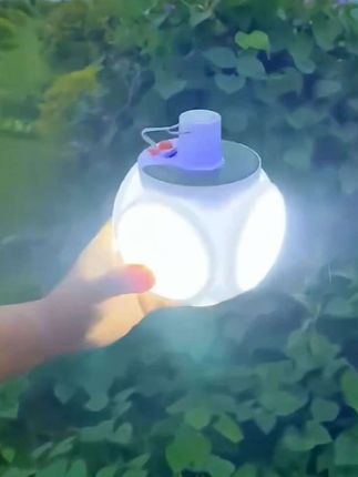 太阳能电灯泡停电应急夜市摆摊照明家用LED超亮节能可折叠足球灯#高性能实用工具 #太阳能足球灯折叠 #方便又实用 #@好东西大家一起分享