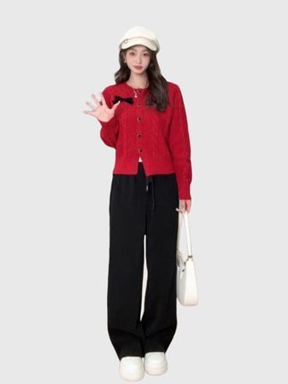 爱依服裤子2025冬季新款休闲通勤宽松气质百搭阔腿裤设计感 #休闲阔腿裤 #气质百搭阔腿裤 #设计感阔腿裤 #显瘦阔腿裤 #冬季新款