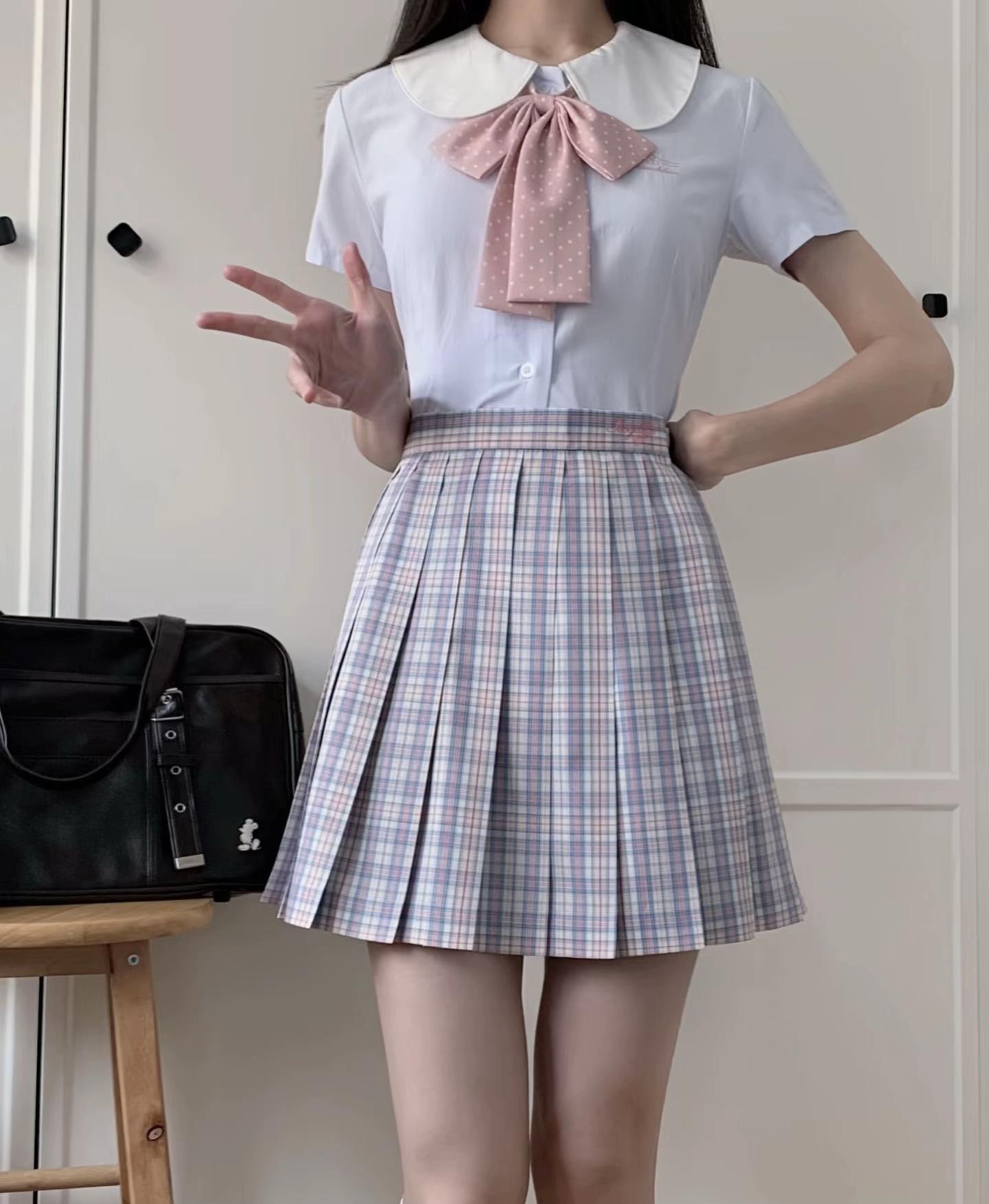 #学院风穿搭 #jk格裙#可可爱爱