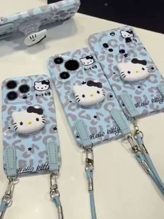 雅天立雾霾蓝kitty挂绳适用苹果17/16手机壳华为P70vivoppo小米15 好漂亮的手机壳 爱了爱了#视频同款商品 #喜欢的赶紧入手吧