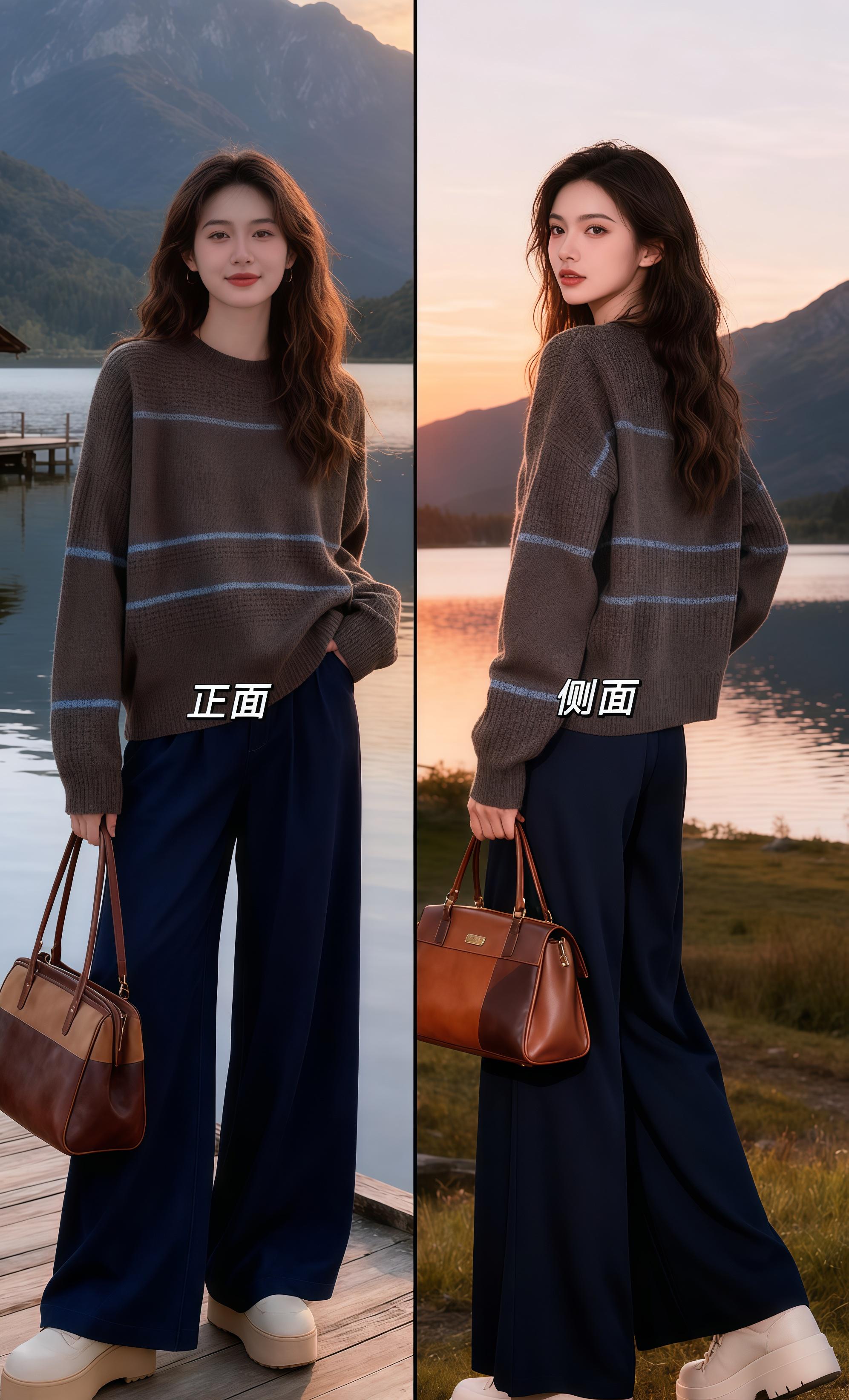 胖mm秋冬本命!撞色条纹针织衫太藏肉✨。2025秋季必入的大码慵懒风毛衣来了!撞色条纹设计自带时尚感,打破单调更吸睛。 圆领+宽松落肩版型超贴心,肉肉臂、小肚腩全隐形,显瘦效果肉眼可见。软糯针织面料亲肤不扎,贴身穿也舒服。 配牛仔裤是韩系甜妹,搭阔腿裤秒变慵懒女神,通勤出街都适配。大码女孩的秋日自信,这件直接给足! #简约气质穿搭 #针织衫 #慵懒风穿搭 #春秋穿搭 #优雅气质 @DOU+上热门 @DOU+小助手