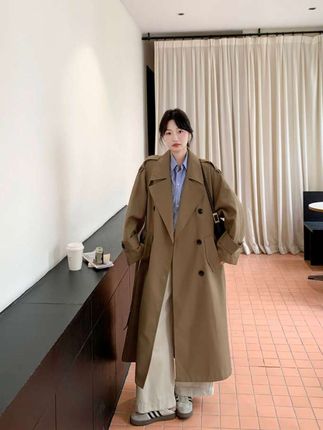 向往自由 做自己就好#显瘦穿搭 #高级感穿搭 #慵懒风 #风衣
