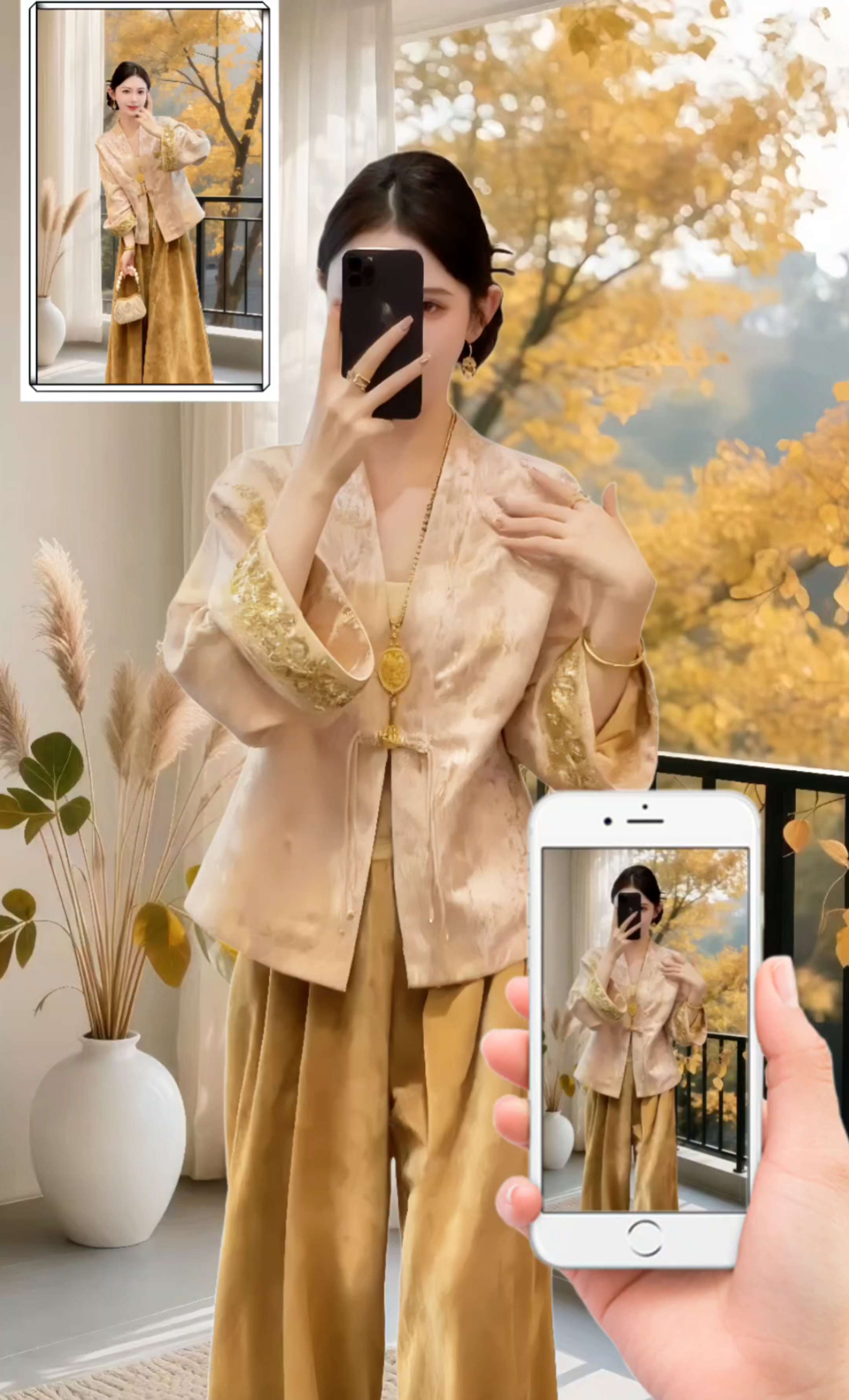 #东方美 #古典美 #国风古韵 #国风新时尚#中式服装