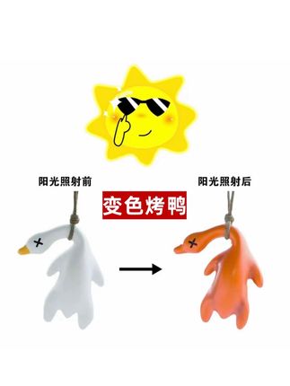 最近很火的这个#烤鸭挂件 真的能变色吗?#测评 #玩个很新的东西 #是时候安排一下了 #夏天必备
