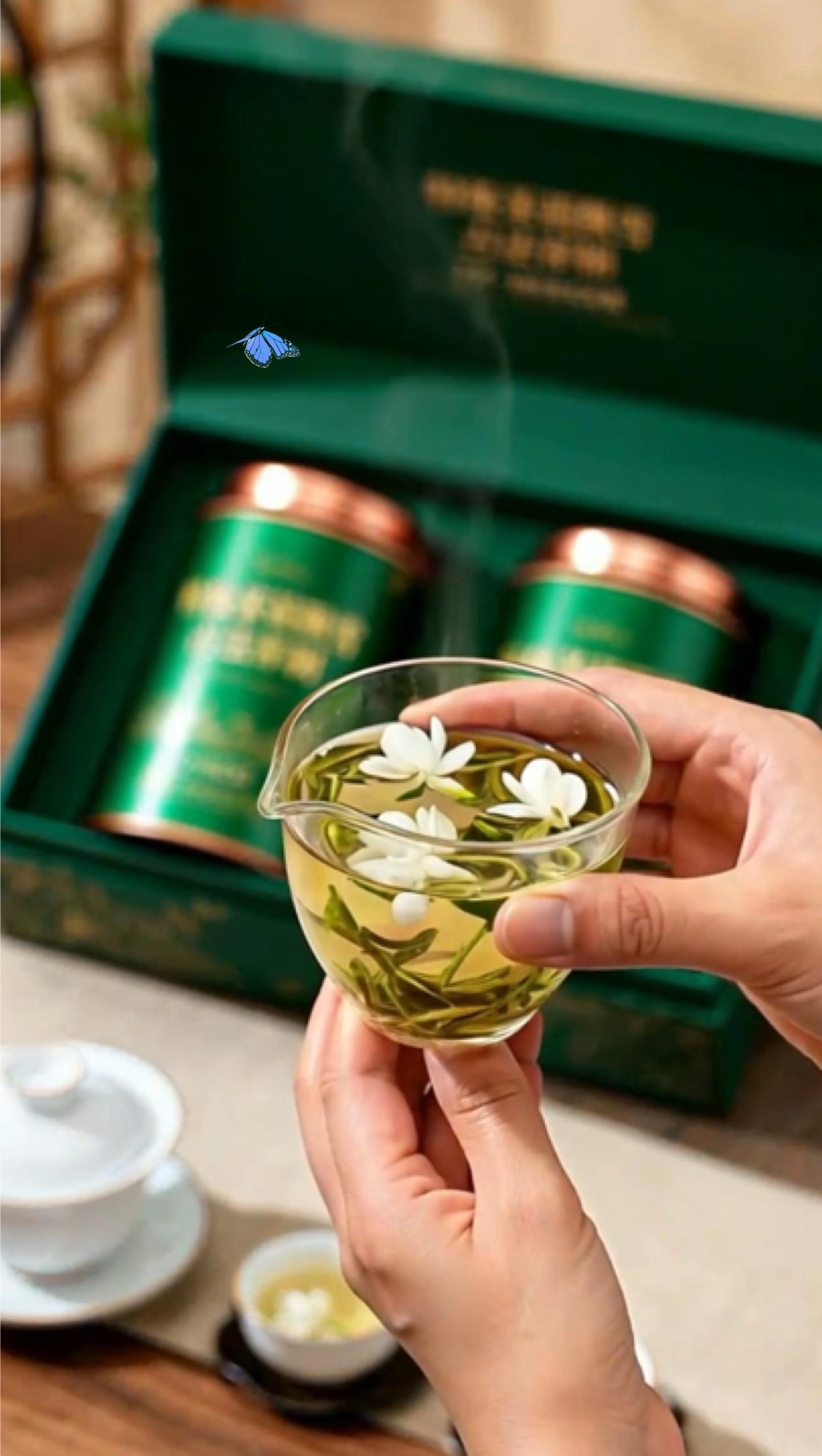茉莉花茶。#茶生活 #今日分享 #召唤茶友 #今天你喝茶了吗 #茉莉花茶