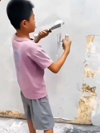 不锈钢油工抹子#装修工具#刮腻子