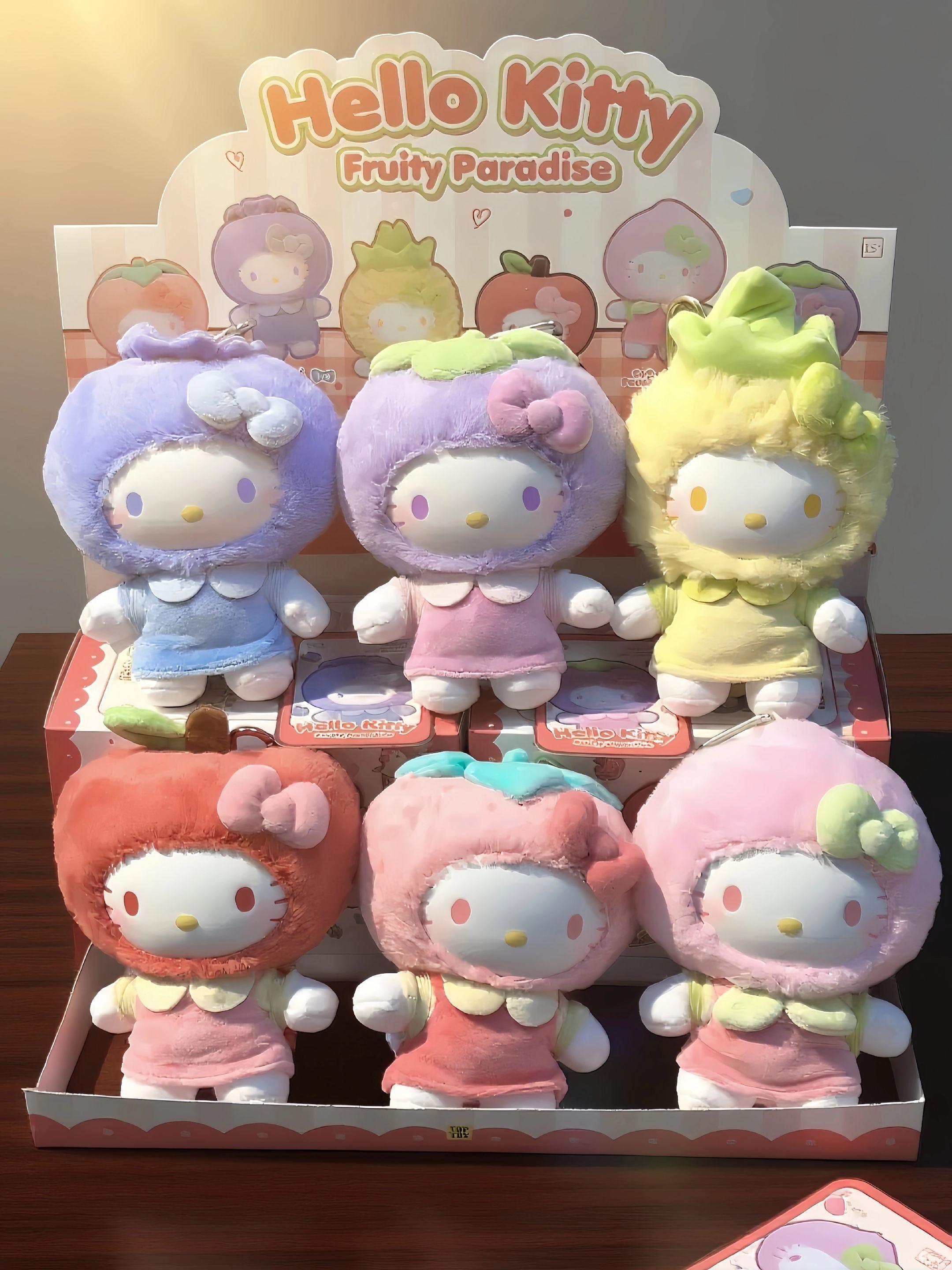 幸福就是拥有一盒果香味kitty🥰#hellokitty #盲盒 #挂件 #毛绒玩具 #搪胶娃娃