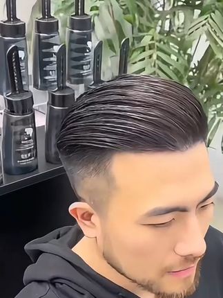 这才是男人该有的发型,清爽干净 #发型 #男士发型 #啫喱梳