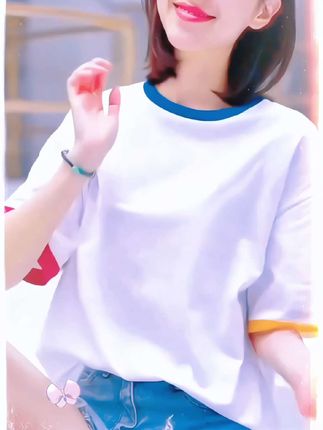 #甜美风 #短袖t恤 #爱了爱了 #出游穿搭 #清纯甜美