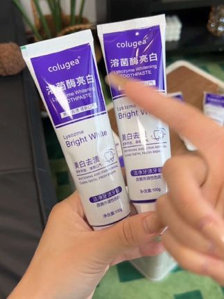 早上起来嘴巴滂臭的,一定要试试这个紫色牙膏,真的巨好用#牙膏 #美白牙膏 #强烈推荐 #超便宜超划算