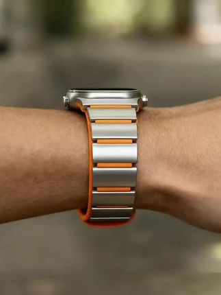 钛合金+硅胶双层结构AppleWatch表带ultra适用苹果手表iwatch金属#摩托车雨季行驶注意事项 #迈凯伦570gt #保时捷轮毂改色 #裂行125