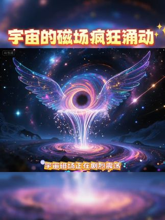 宇宙的磁场疯狂涌动 #科普 #宇宙 #宇宙传讯 #宇宙浩瀚无垠#宇宙探索