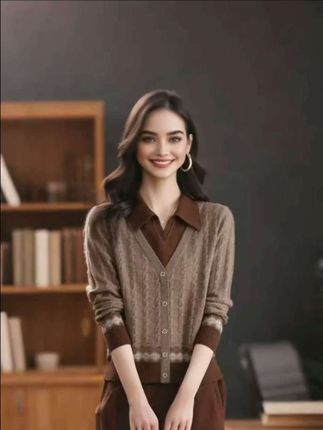 #早秋显身材平价上衣合集 #分享穿搭分享美丽 #衬衫领假两件 #毛衣