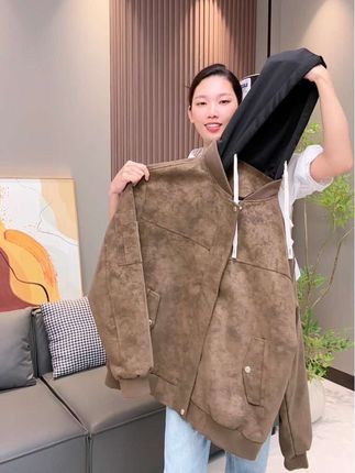 #简约大气 #外套穿搭 #男士外套 #假两件外套 #大码外套