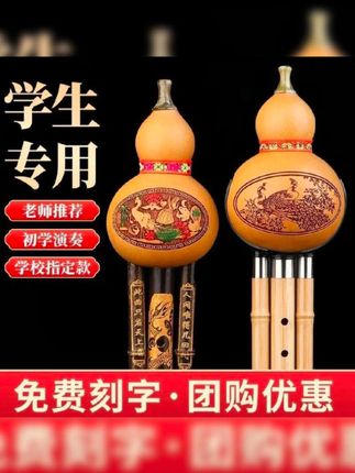 葫芦丝选择这款! 天然紫竹双音葫芦丝,c调降b调成人小孩,学生初学乐器防摔音准#葫芦丝 #乐器