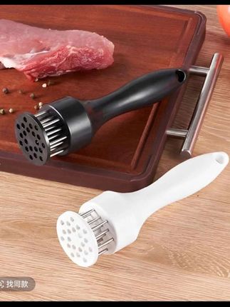 家用断筋嫩肉针,敲肉锤不锈钢牛排扎孔器#断筋器 #锤肉 #松肉针 #牛排扎孔器 #松肉器
