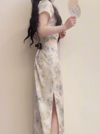 yes or no #旗袍 #ootd穿搭