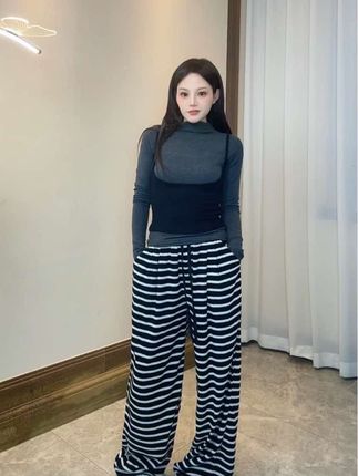 #今日穿搭 #显瘦搭配 #休闲穿搭 #通勤搭配 #假两件上衣推荐