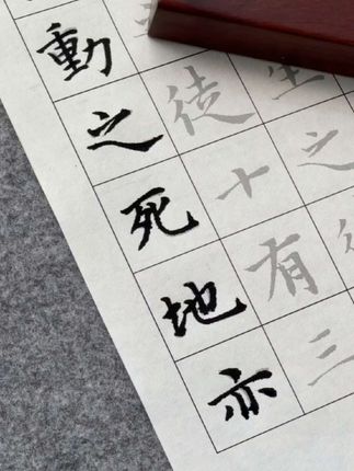 3厘米款赵孟頫小楷道德经全文描红练习纸#赵孟頫 #小楷 #道德经 #毛笔字 #书法