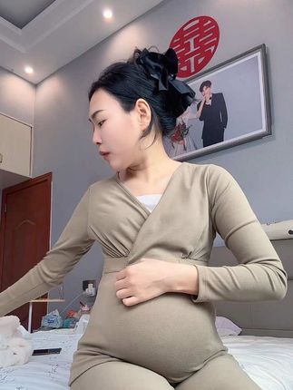 示朵孕妇秋衣秋裤,柔软舒适保暖,孕期哺乳期都合适,多款式可选, #孕妇保暖 #孕期穿搭 #产后哺乳 #秋冬必备