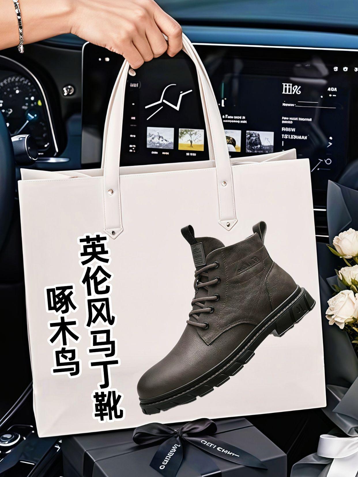 型男必备 | 啄木鸟英伦马丁靴 啄木鸟男士英伦马丁靴重磅登场! 复古英伦风自带型格,出街、户外都吸睛,穿搭轻松hold住。精选好料上脚软,久穿不累还耐造,质感脚感全在线! 喜欢直接冲,闭眼入不亏~ #好穿又好搭 #好穿不累脚 #男士马丁靴推荐 #质量杠杠滴 @抖加🔥上热门🔥dou+🔥热点宝