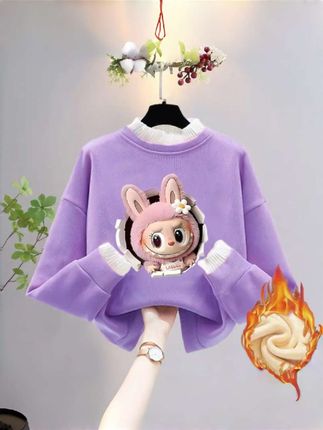 女童加绒卫衣#谁穿谁好看 #高品质童装 #面料舒适透气 #怎么穿都好看