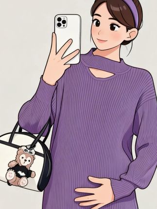 #针织毛衣#单穿叠穿都好看 #舒适百搭 #秋冬穿搭 #孕期穿搭